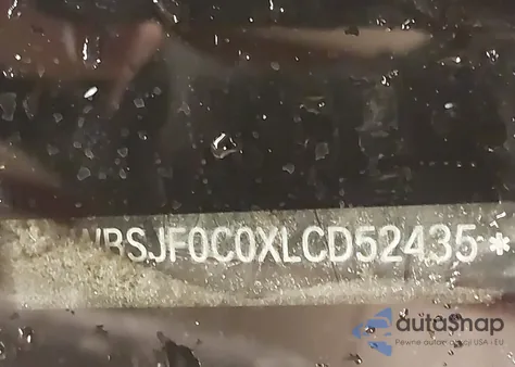 2020 BMW M5 Competition из США, поврежденный, VIN WBSJF0C0XLCD52435